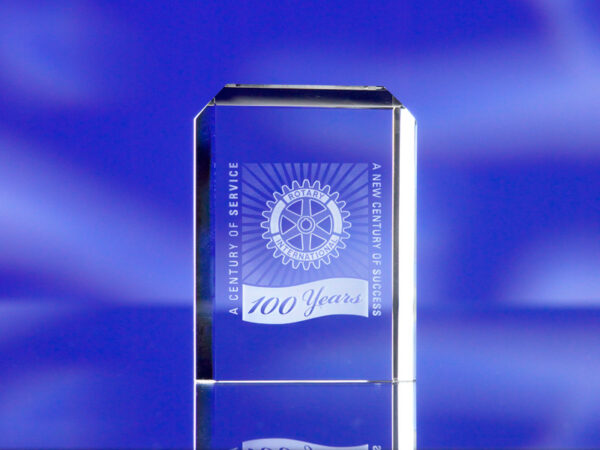 CREST GLASS AWARD TROPHY 1