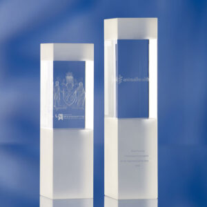CRYSTAL FROSTED COLUMN AWARD