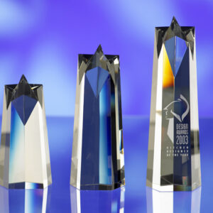 CRYSTAL SUPER STAR AWARD TROPHY