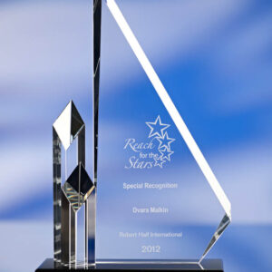 GLASS AWARD TROPHY 1