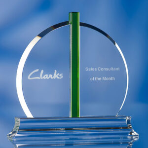 GREEN CRYSTAL STRIPE AWARD