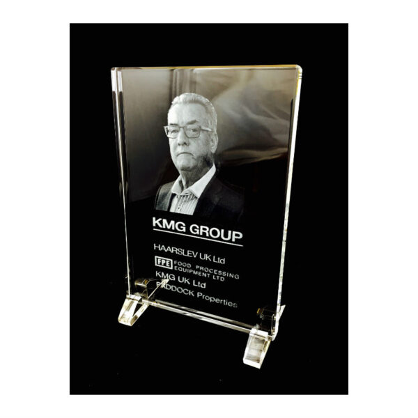 KMG Group Crystal Album – 2D engraving