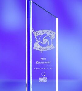 MEDIUM BLUE STRIPE AWARD TROPHY