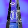 OBELISK GLASS AWARD TROPHY
