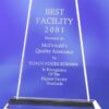 OPTICAL GLASS POINT AWARD TROPHY