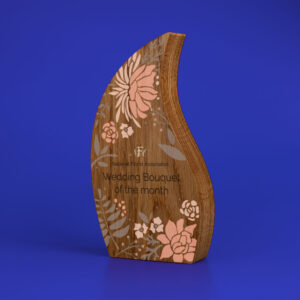 Real Wood Block Award wood only basic standard shapes 2
