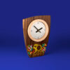 Real Wood Clocks contrasting wood clock face surround