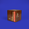Real Wood Cube Award square edges