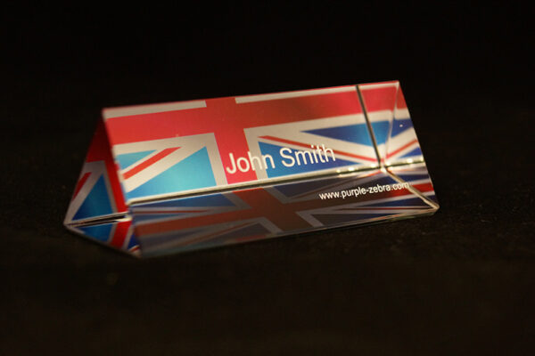 UNION JACK GLASS AWARD TROPHY